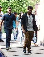 Arjun kapoor at 2 states promotion in Delhi on 16th April 2014